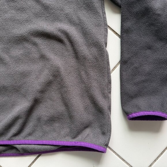 Patagonia Micro D Snap-T purple/grey fleece (M) - Picture 8 of 15